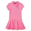 Robe polo en maille extensible pour filles  2-6X 