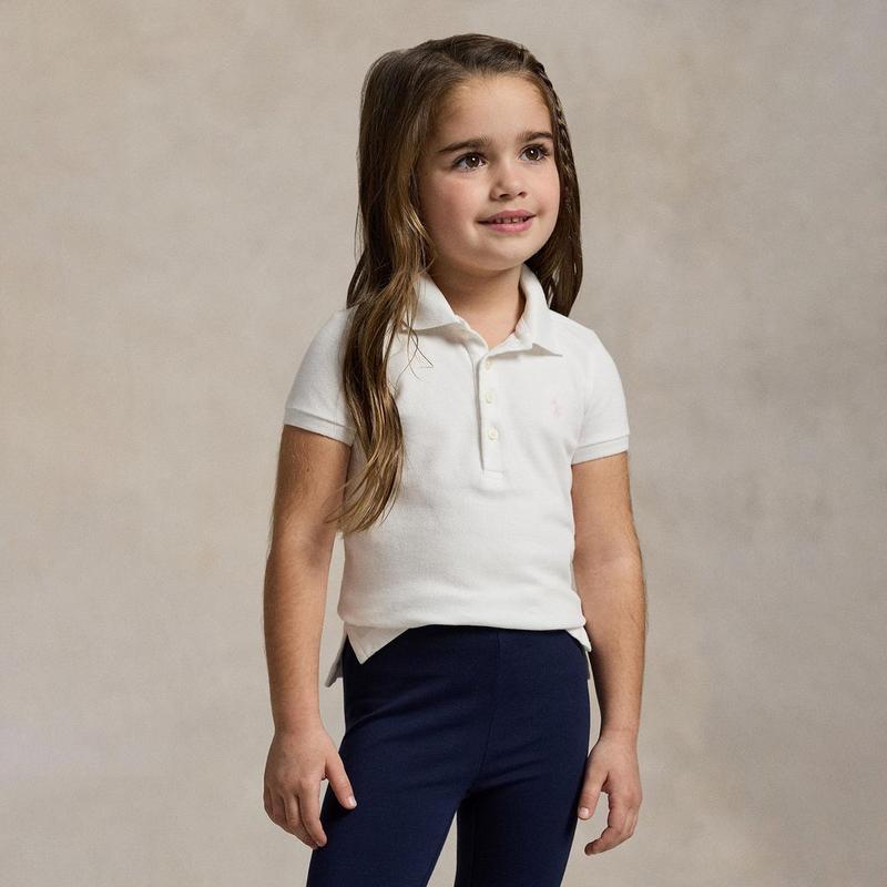Polo Ralph Lauren Polo en maille extensible pour filles [2-6X]