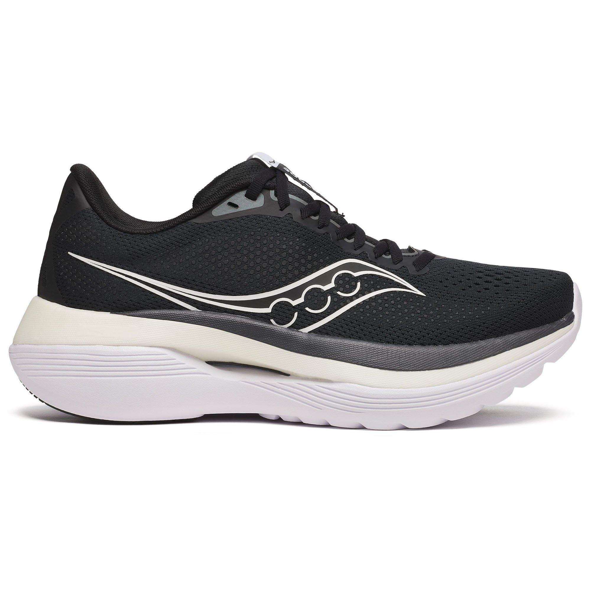 Saucony | Men's Endorphin Trainer Running Shoes, Black White, Size 12