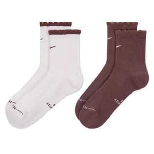 Nike Unisex Everyday Elevated Mid-Crew Sock (2 Pack)