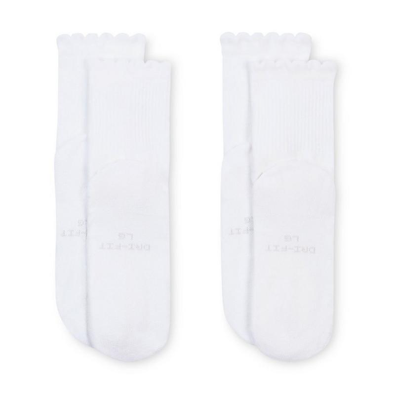 Nike Unisex Everyday Elevated Mid-Crew Sock (2 Pack)