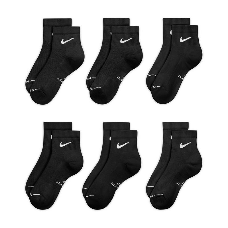Nike Chaussettes courtes Everyday Elevated unisexes (paquet de 6)