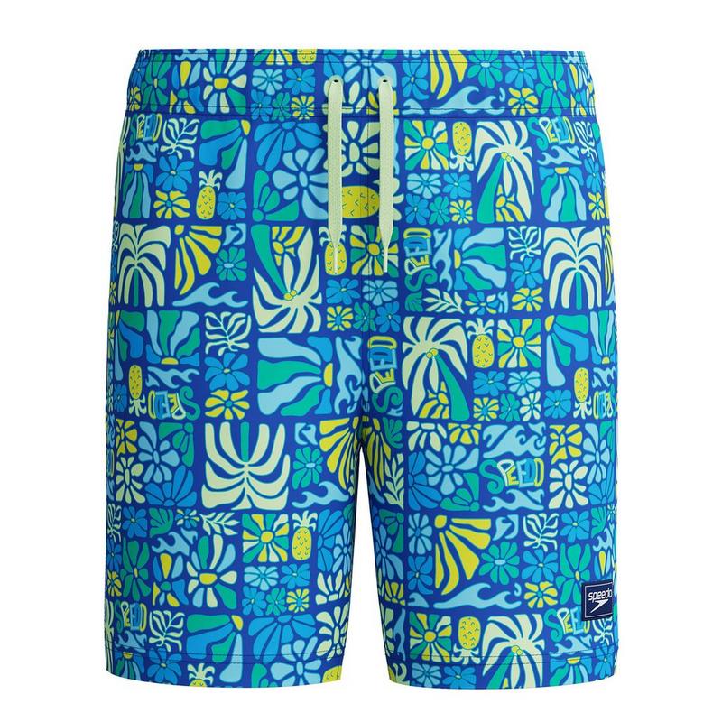Speedo Short de bain imprim&eacute; Volley de 15 po pour gar&ccedil;ons junior [8-16]