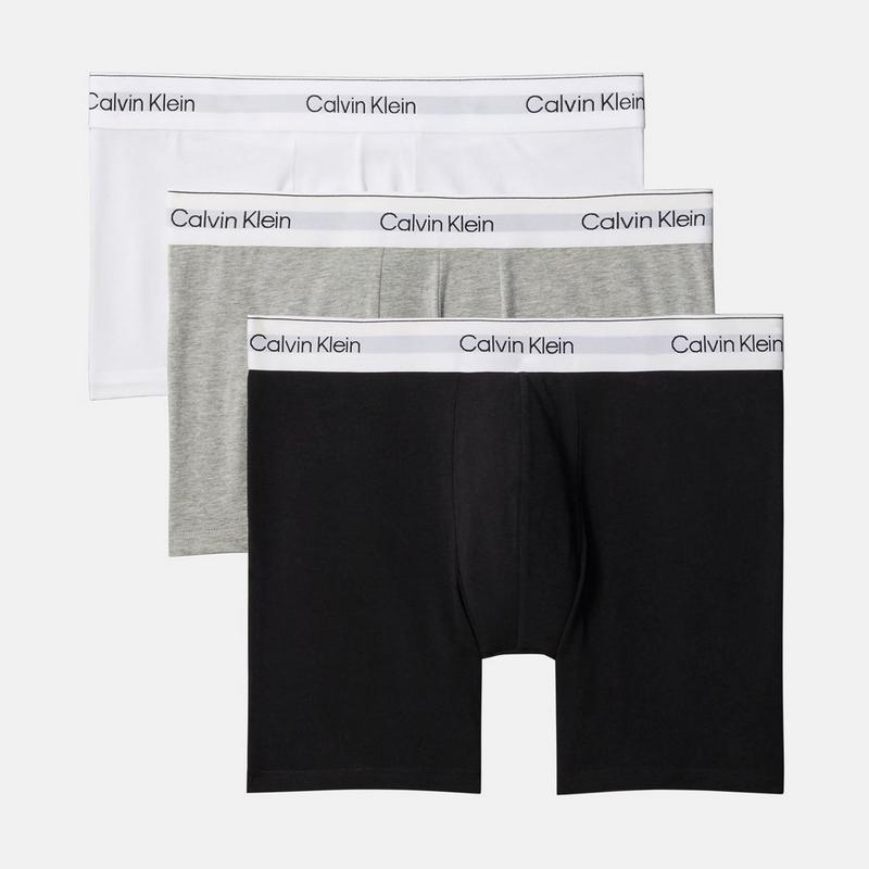 Calvin Klein Cale&ccedil;on boxeur Icon en coton extensible pour hommes (paquet de 3)