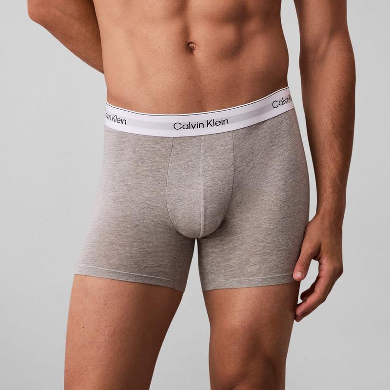 Calvin Klein Cale&ccedil;on boxeur Icon en coton extensible pour hommes (paquet de 3)