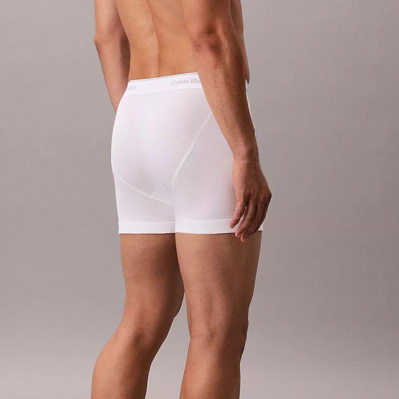 Calvin Klein Cale&ccedil;on boxeur en coton Classics pour hommes (paquet de 3)