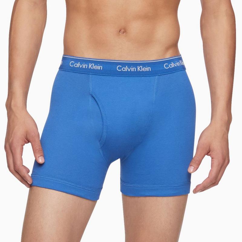 Calvin Klein Cale&ccedil;on boxeur Classics en coton pour hommes (paquet de 3)