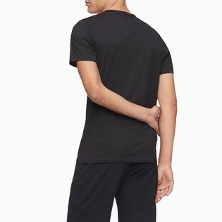 Calvin Klein T-shirt en coton &agrave; coupe ajust&eacute; et col ras du cou Classics pour hommes (paquet de 3)