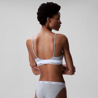 Calvin Klein Women's Icon Cotton Modal Lightly Lined Triangle Bralette