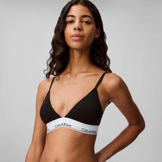 Calvin Klein Women's Icon Cotton Modal Lightly Lined Triangle Bralette