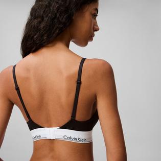 Calvin Klein Women's Icon Cotton Modal Lightly Lined Triangle Bralette