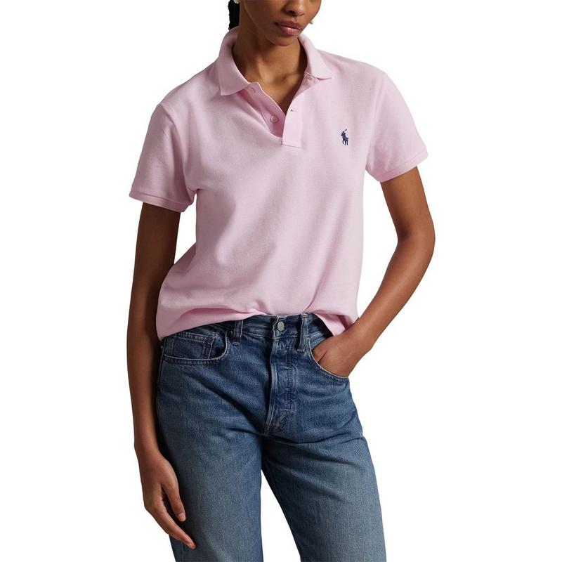 Polo Ralph Lauren Polo en maille The Iconic &agrave; coupe classique pour femmes