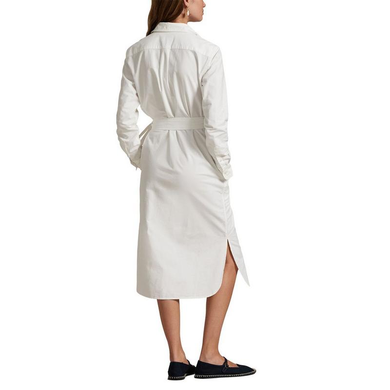 Polo Ralph Lauren Robe-chemise &agrave; ceinture en coton Oxford pour femmes