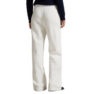 Polo Ralph Lauren Women's Drawstring Fleece Wide Leg Sweatpant