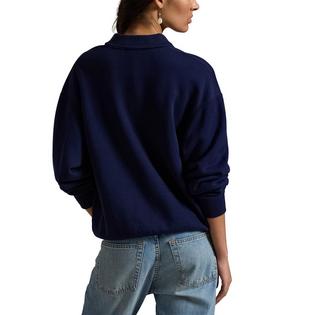 Polo Ralph Lauren Women's Polo Collar Fleece Pullover Sweatshirt