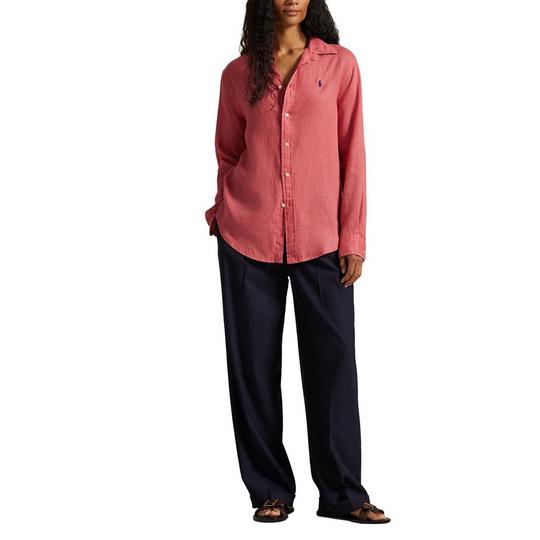 Women's Classic Fit Linen Shirt | Polo Ralph Lauren | Sporting