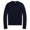 Women s Cable Knit Cotton Crew Neck Sweater