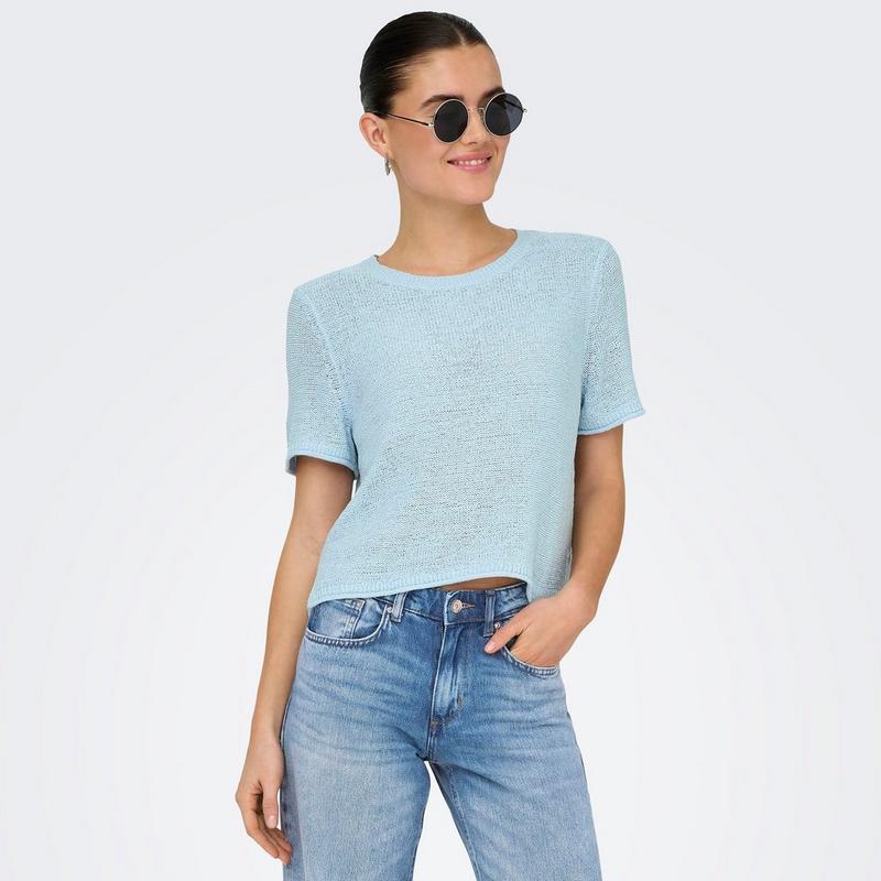 Only Women's Sunny Knit Short Sleeve Top