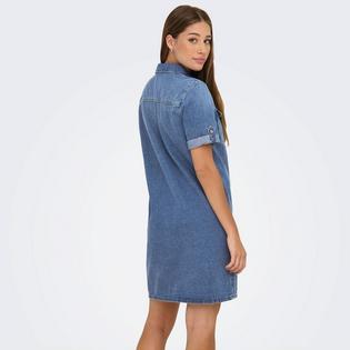Only Women's Lisa Short Denim Dress