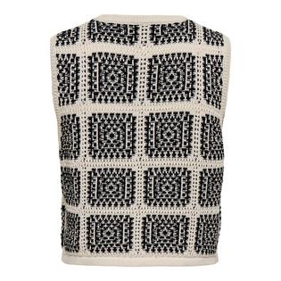 Only Gilet en crochet &agrave; cordon Loa pour femmes