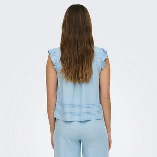 Only Women's Charis Tie Neck Woven Top