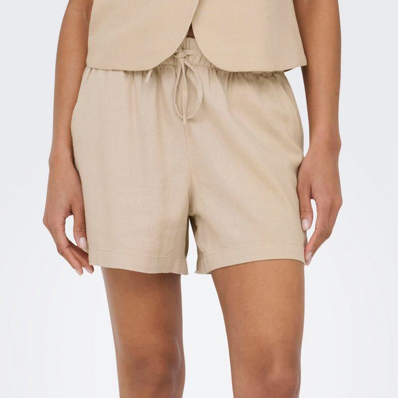 Only Short Goa en m&eacute;lange de lin pour femmes