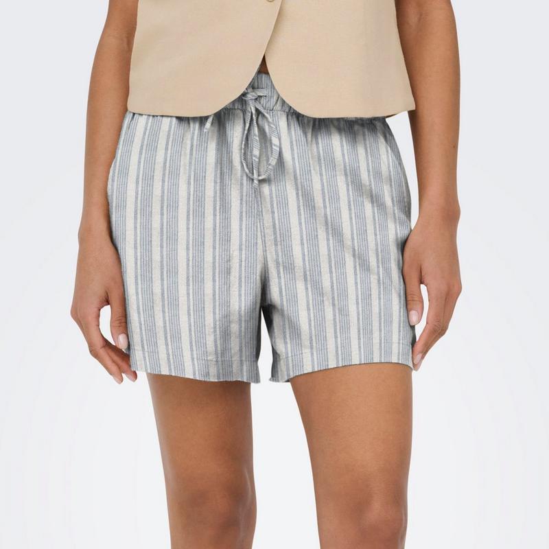 Only Short Goa en m&eacute;lange de lin pour femmes