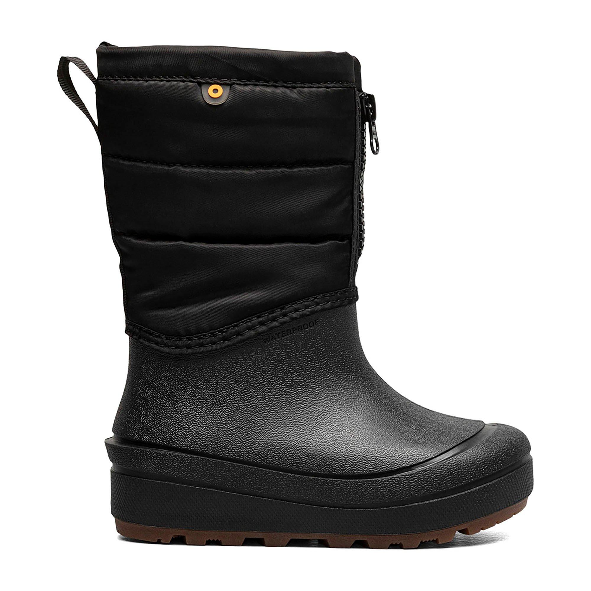 Bogs | Junior's Snow Shell Zip Boots, Black, Size 6