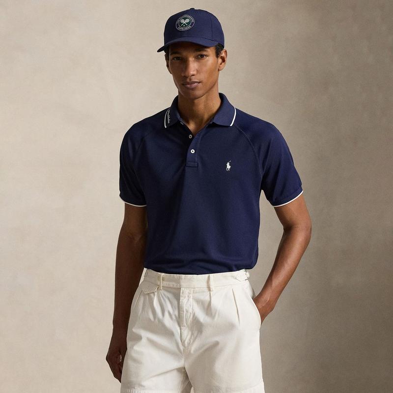 Polo Ralph Lauren Polo Wimbledon &agrave; coupe ajust&eacute;e pour hommes