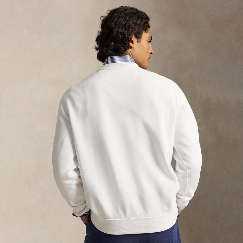 Polo Ralph Lauren Chandail Wimbledon Polo Bear &agrave; coupe d&eacute;contract&eacute;e pour hommes