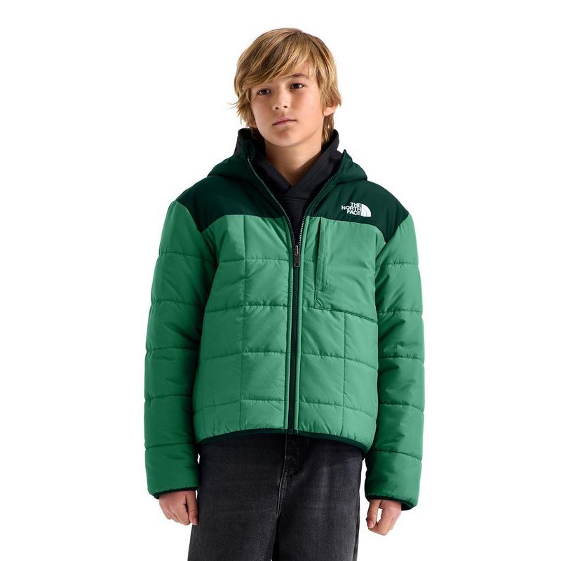 The North Face Veste &agrave; capuchon r&eacute;versible Shasta &agrave; glissi&egrave;re pour gar&ccedil;ons juniors [7-20]