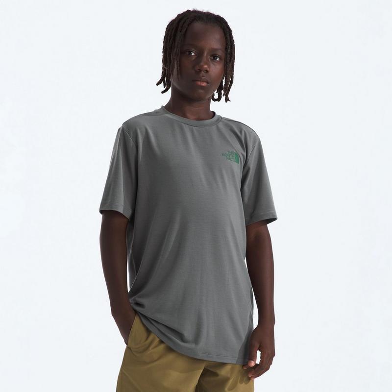 The North Face Juniors' [7-20] Adventure Sequoia Shade Short Sleeve T-Shirt