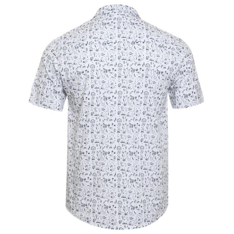 Rumors Chemise en tricot &agrave; manches courtes Brad AOP pour hommes