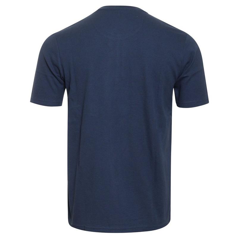 Rumors Haut henley gaufr&eacute; &agrave; manches courtes Frank pour hommes