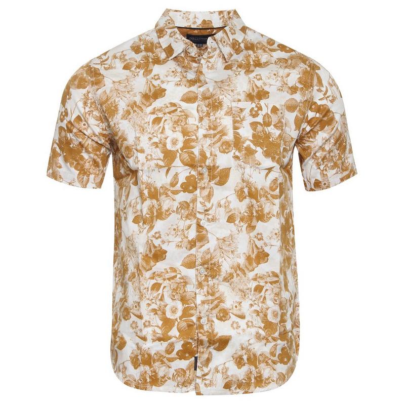Rumors Chemise imprim&eacute;e en popeline &agrave; manches courtes Jake pour hommes
