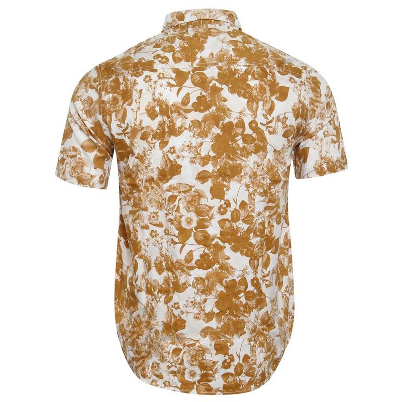 Rumors Chemise imprim&eacute;e en popeline &agrave; manches courtes Jake pour hommes