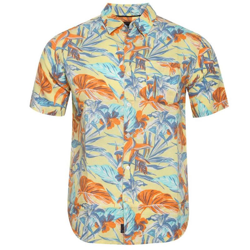 Rumors Chemise imprim&eacute;e en popeline &agrave; manches courtes Jake pour hommes
