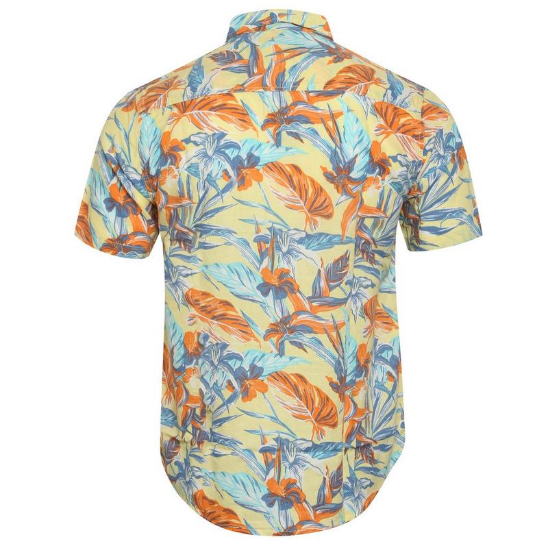 Rumors Chemise imprim&eacute;e en popeline &agrave; manches courtes Jake pour hommes