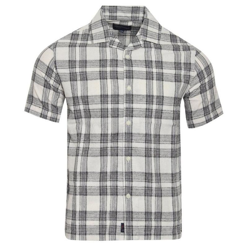 Rumors Chemise &agrave; carreaux &agrave; manches courtes Kyle pour hommes