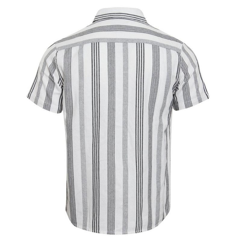 Rumors Men's Kyle Striped Short Sleeve Shirt