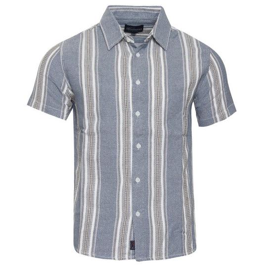 Rumors Men s Kyle Striped Short Sleeve Shirt