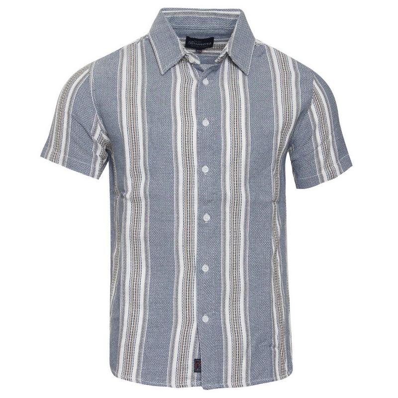 Rumors Chemise ray&eacute;e &agrave; manches courtes Kyle pour hommes