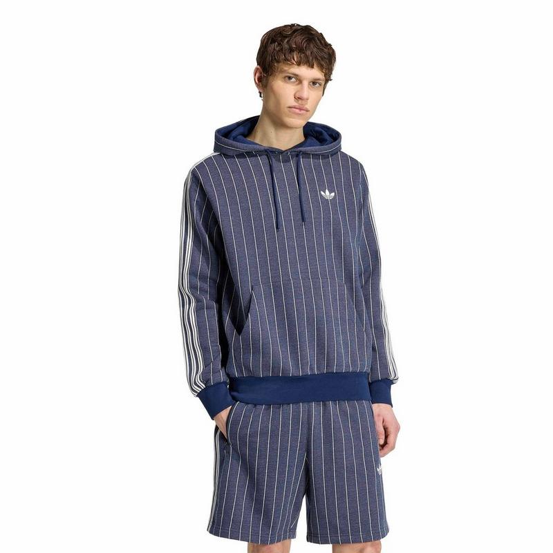 adidas Originals Chandail &agrave; capuchon Pinstripes pour hommes