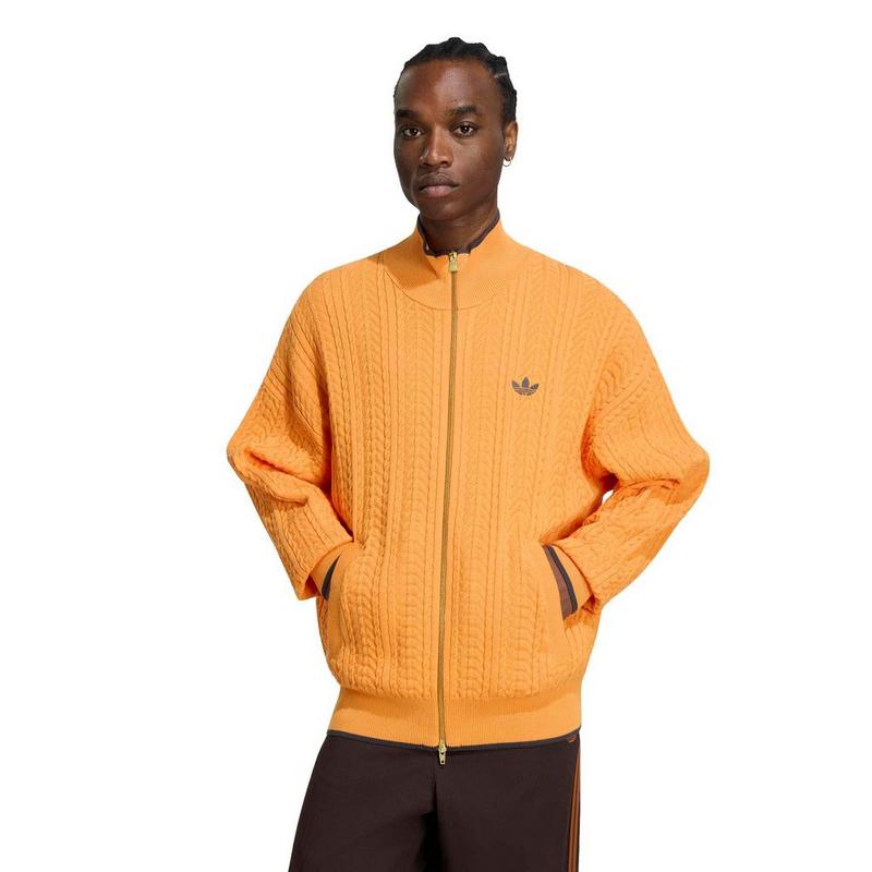adidas Originals Men's Firebird Cable Knit Track Jacket