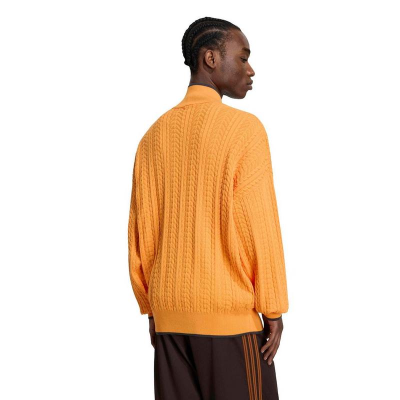 adidas Originals Men's Firebird Cable Knit Track Jacket