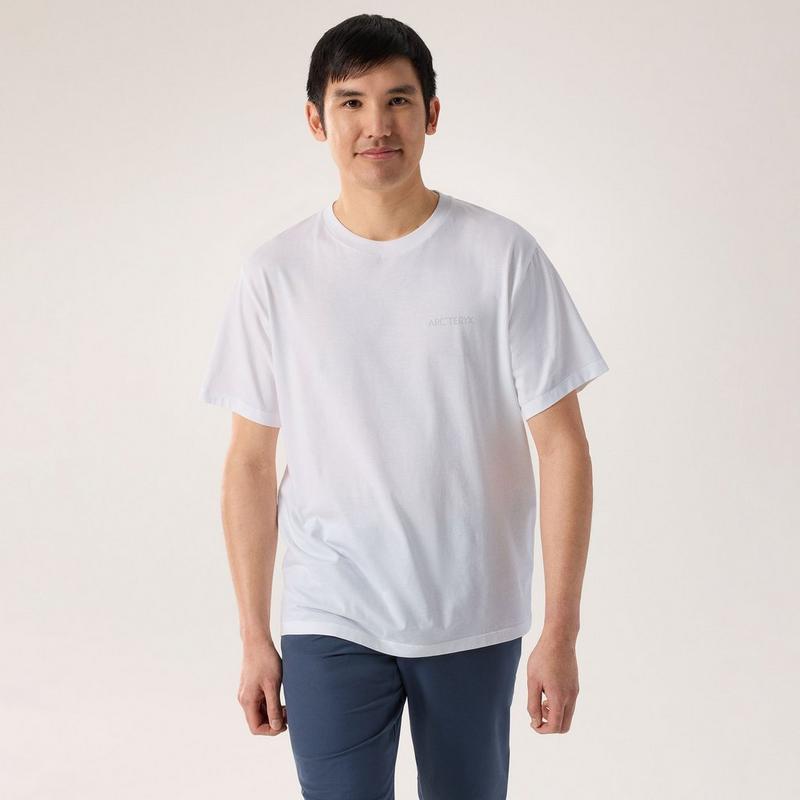 Arc'teryx T-shirt en coton Kragg SL Blurred Bird pour hommes