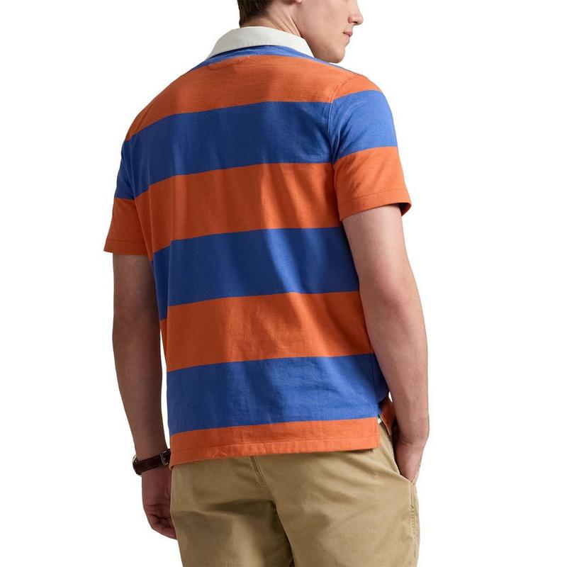 Polo Ralph Lauren Chandail de rugby &agrave; manches courtes pour hommes