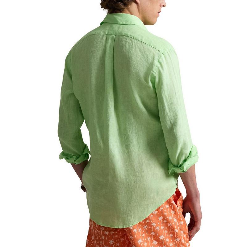 Polo Ralph Lauren Chemise en lin &agrave; coupe classique pour hommes