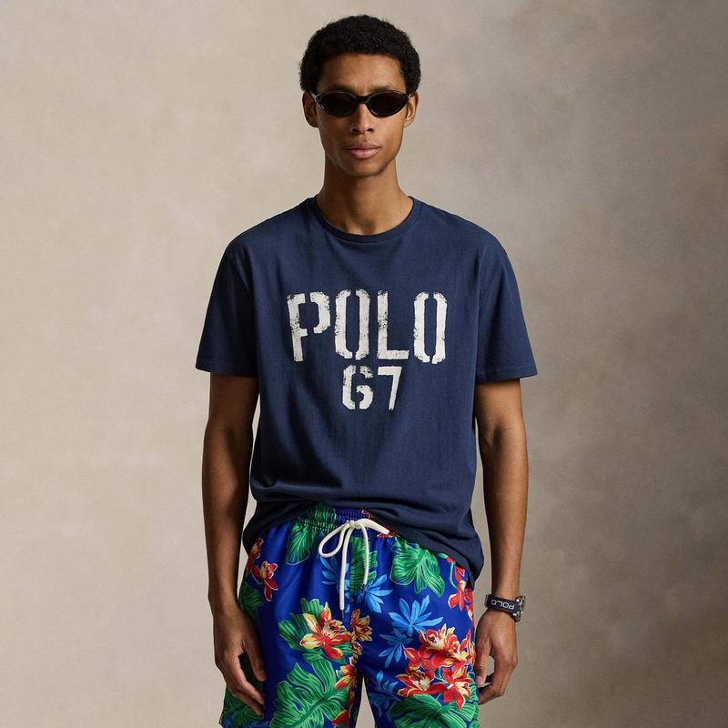 Polo Ralph Lauren T-shirt graphique en jersey &agrave; coupe classique pour hommes