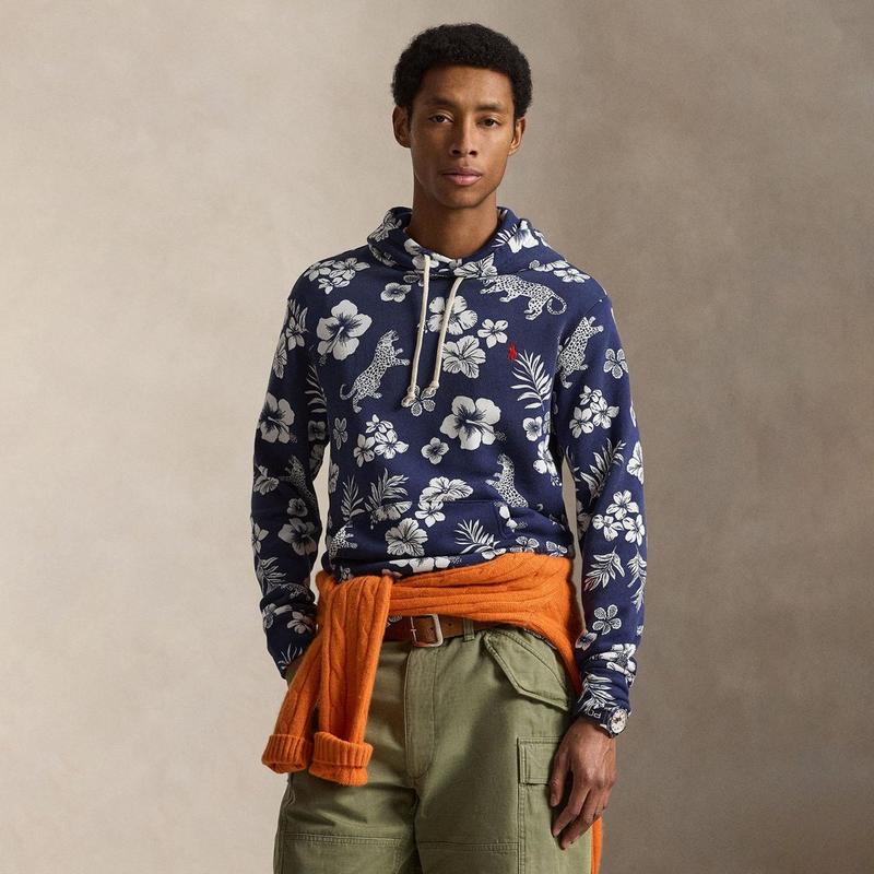 Polo Ralph Lauren Chandail &agrave; capuchon Tropical en molleton pour hommes